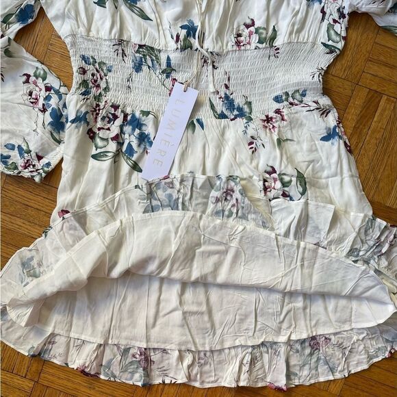 Urban Outfitters Lumiere Boho Floral Mini Dress Size Large NWT - Picture 8 of 13